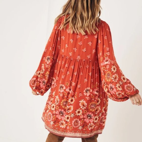 JONI TUNIC DRESS Campfire - Picture 4 of 7